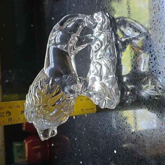 HOST PICK. Vintage. Princess House 24% Lead Crystal  Wonders of the Wild Lion - Picture 2 of 7